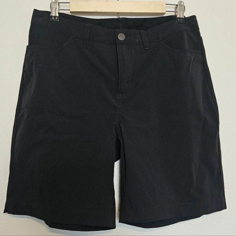 Patagonia Women's Black Bermuda Shorts Size 12 - Picture 2 of 9